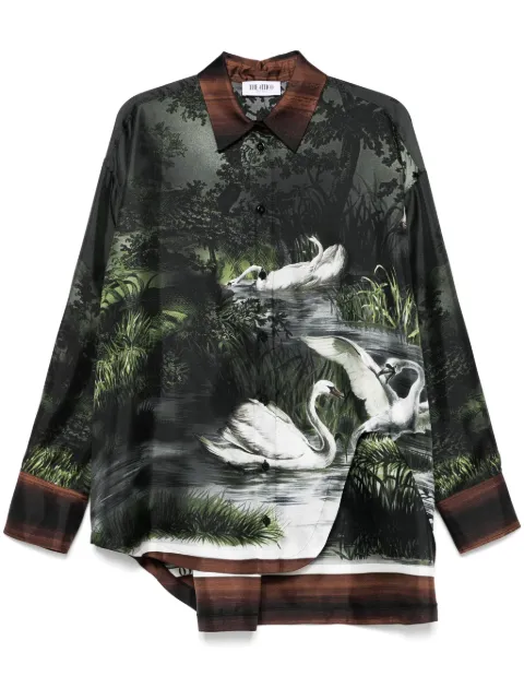 The Attico Hemd mit Print