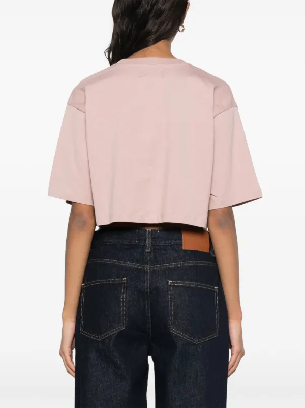 LouLou De Saison Gupo Cropped T-shirt | Pink | FARFETCH