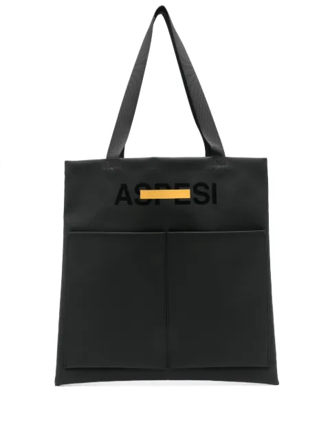 ASPESI tote con logo estampado