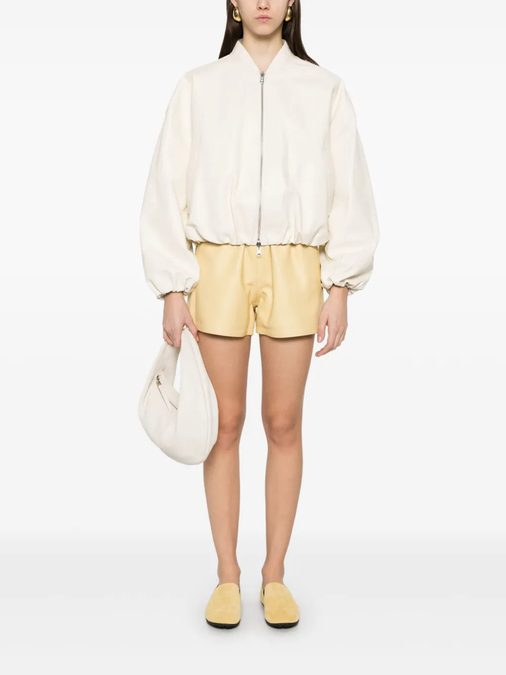 Arma Yulia shorts | Leather & Faux Leather Shorts | Image 2