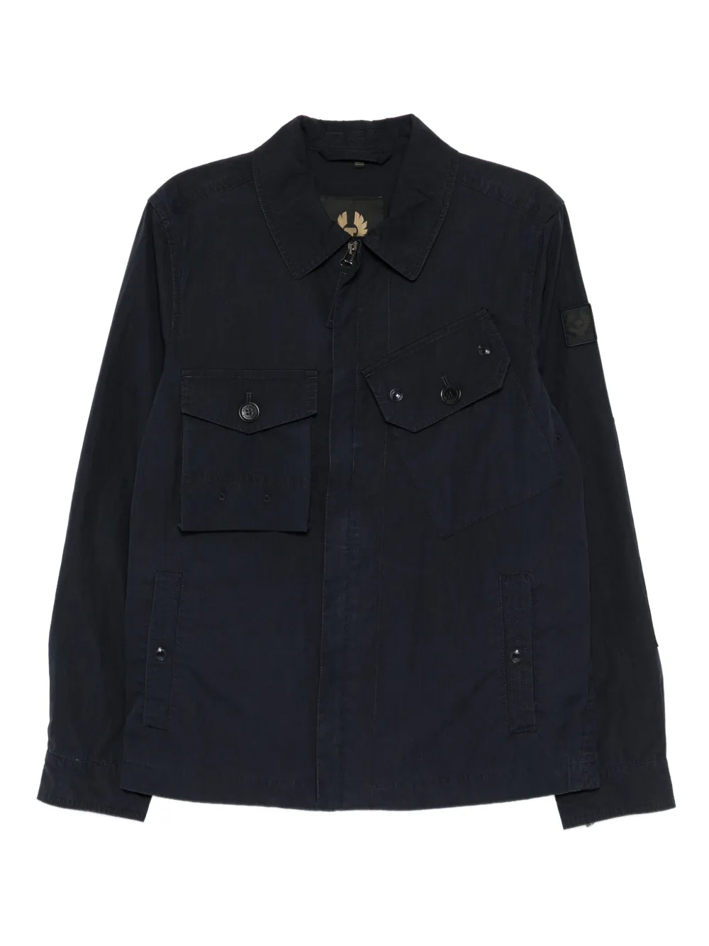 Belstaff Shirtjack met klepzak Zwart