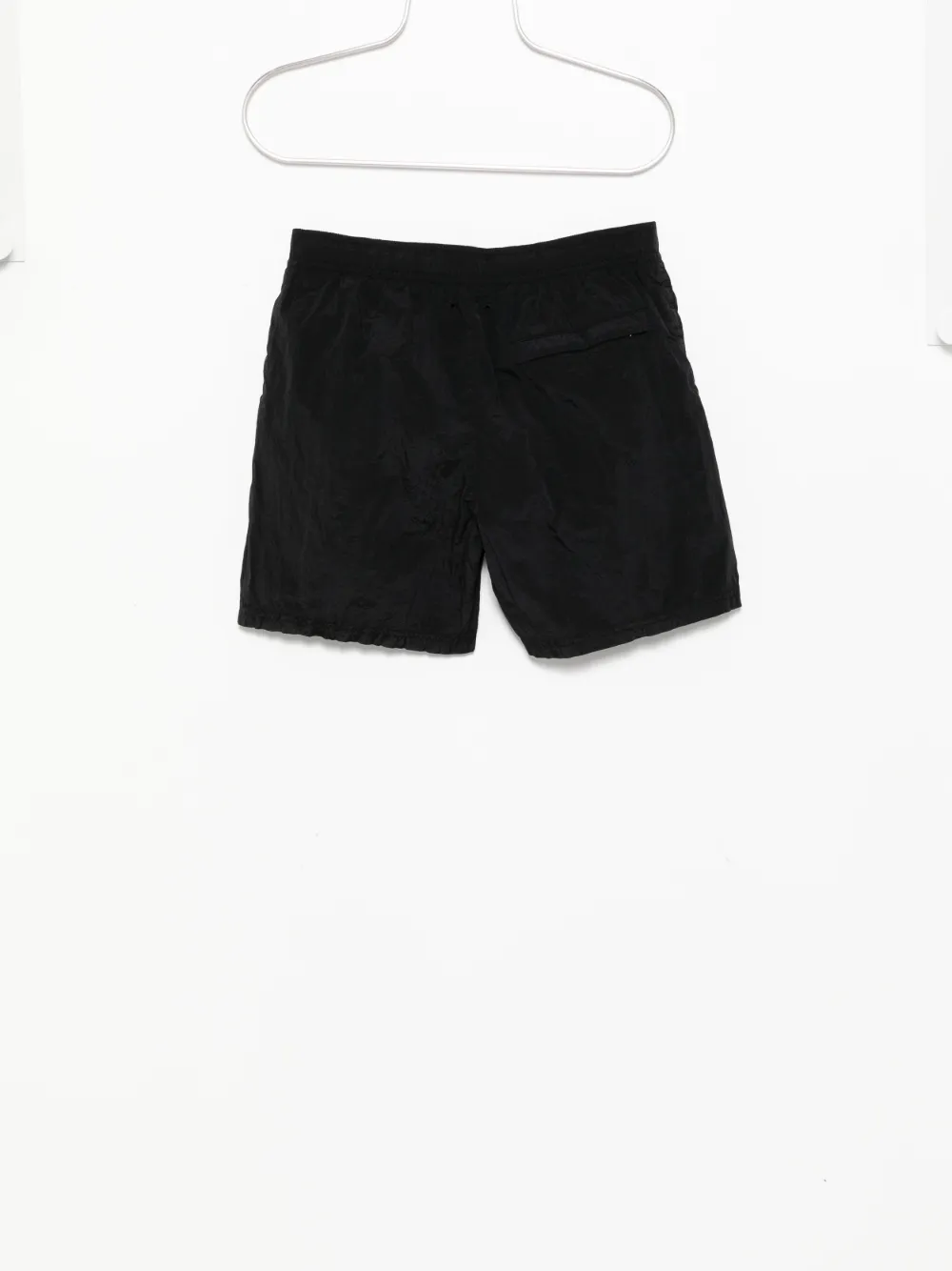 Stone Island Shorts met logo-applicatie Zwart