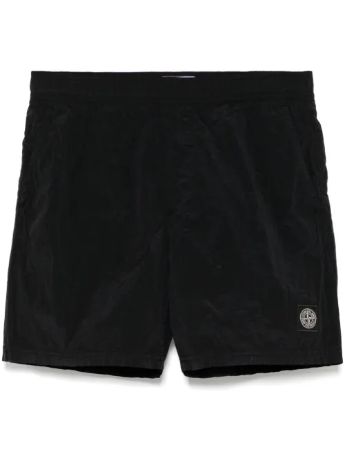 Short de sport à logo appliqué - Stone Island - Modalova