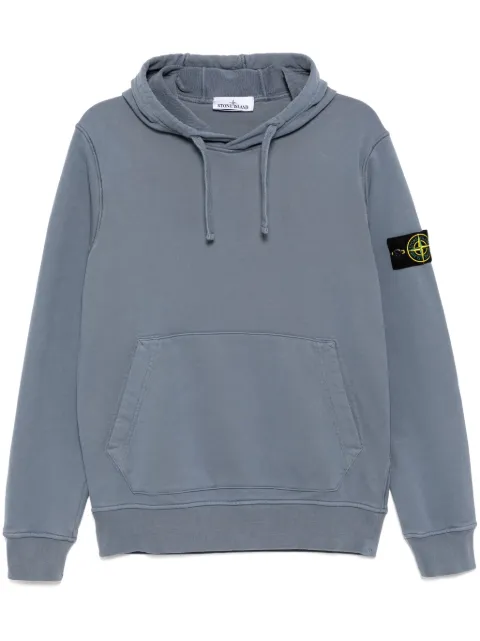 Stone Island garment-dye hoodie