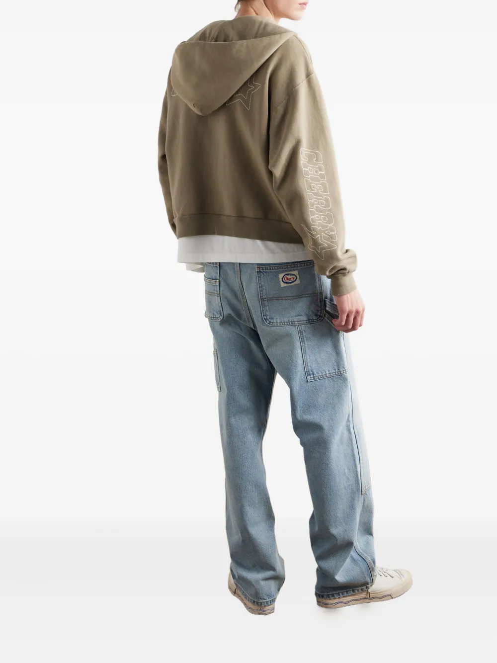 Cherry LA zip-up embroidered hoodie | Hoodies | Image 2