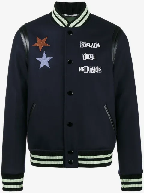 Valentino Garavani chamarra bomber estampada