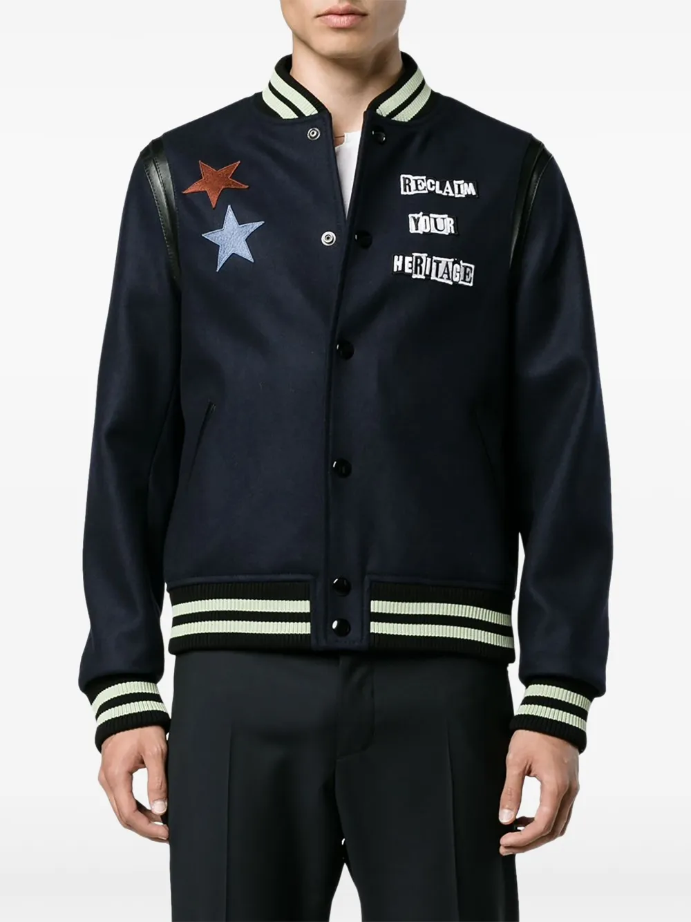 Valentino Garavani Bomberjack met print Blauw