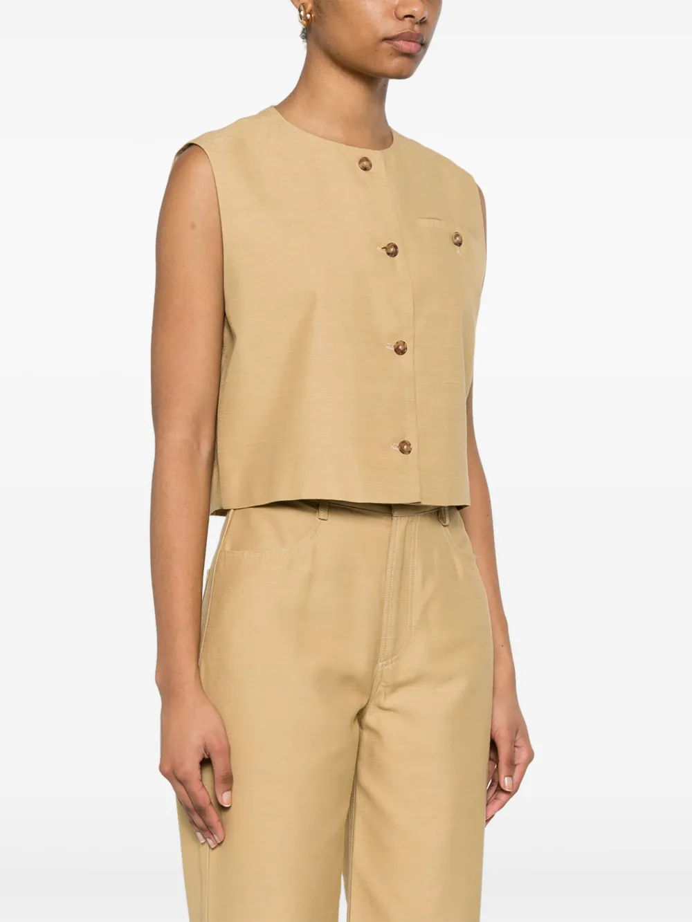LouLou de Saison Esme gilet Beige