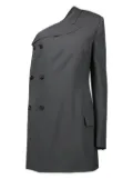 Moschino asymmetric-sleeve blazer - Grey