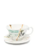 Seletti Kintsugi tea set (set of two) - White
