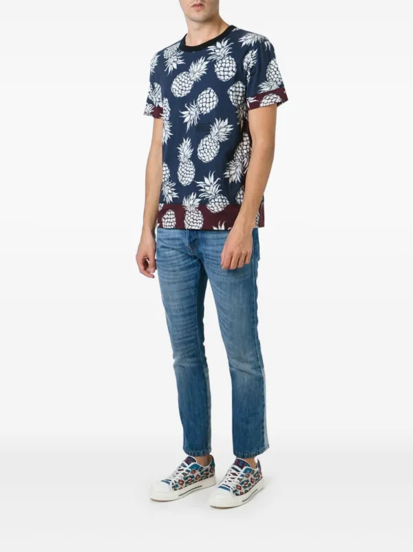 Valentino Garavani プリント Tシャツ | ブルー | FARFETCH JP