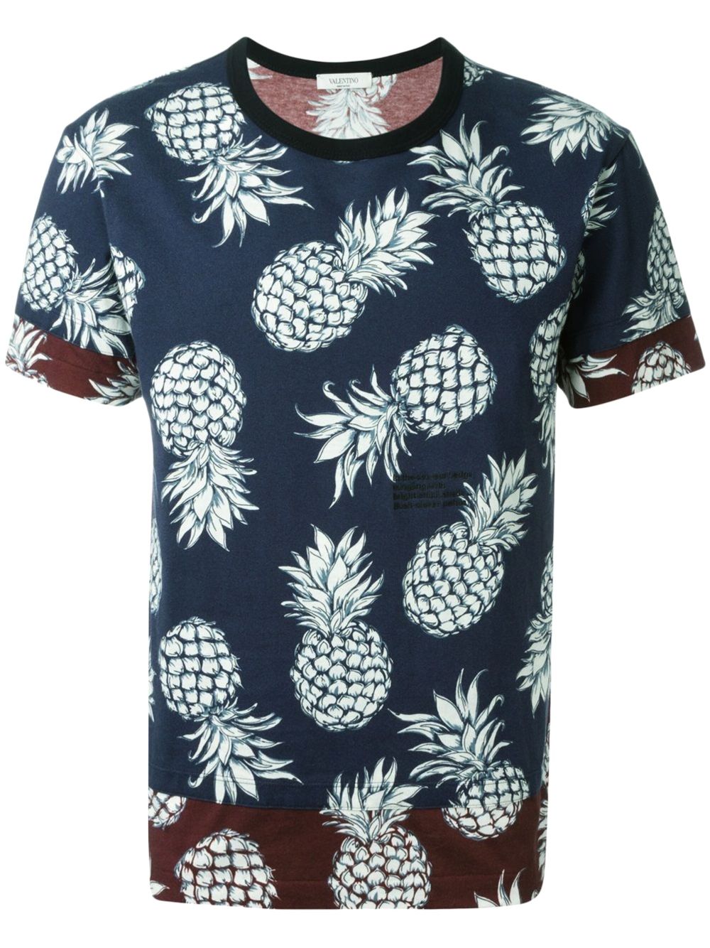 pineapple-print T-shirt