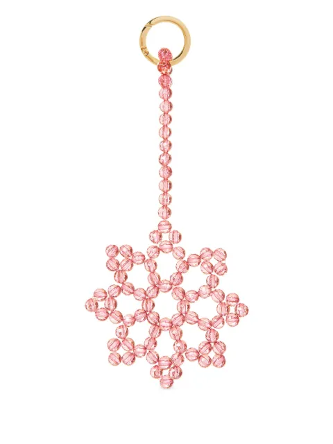 0711 Snowflake keychain 