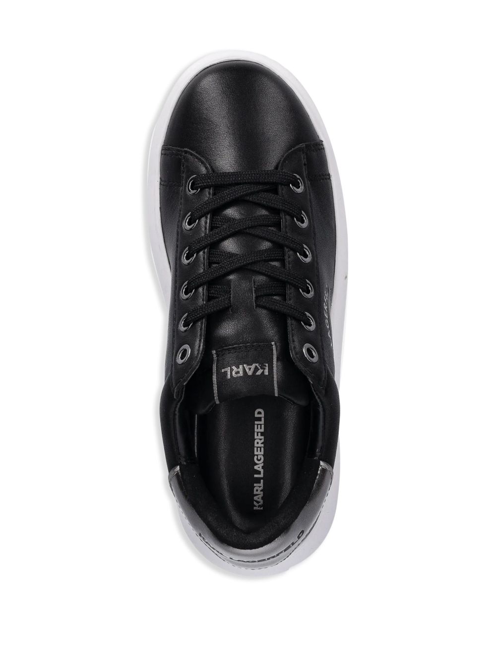 Karl Lagerfeld logo-print sneakers Black