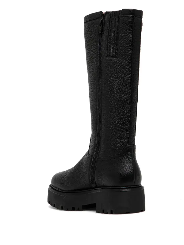 Karl Lagerfeld knee-length Leather Boots | Black | FARFETCH display picture 1