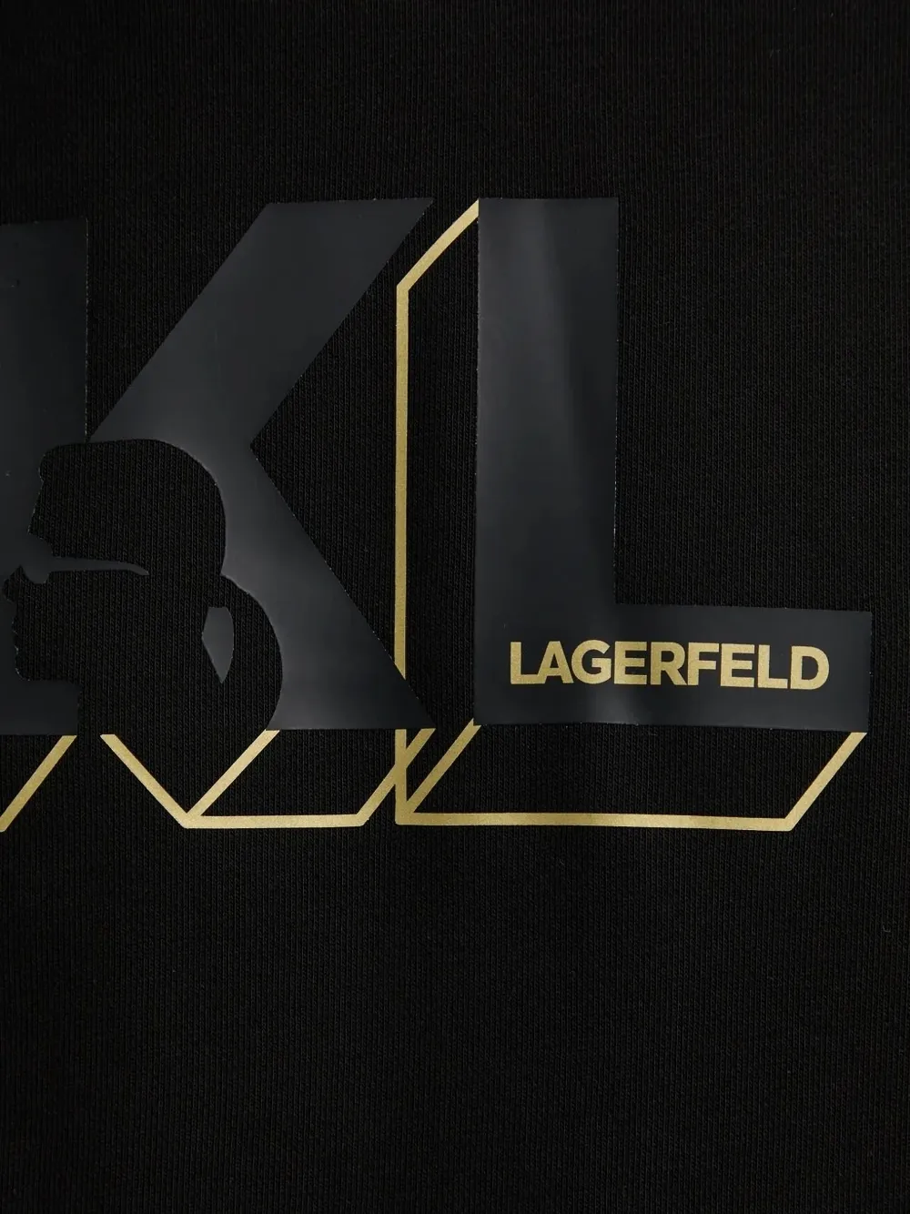 Karl Lagerfeld Hoodie met logodetail Zwart