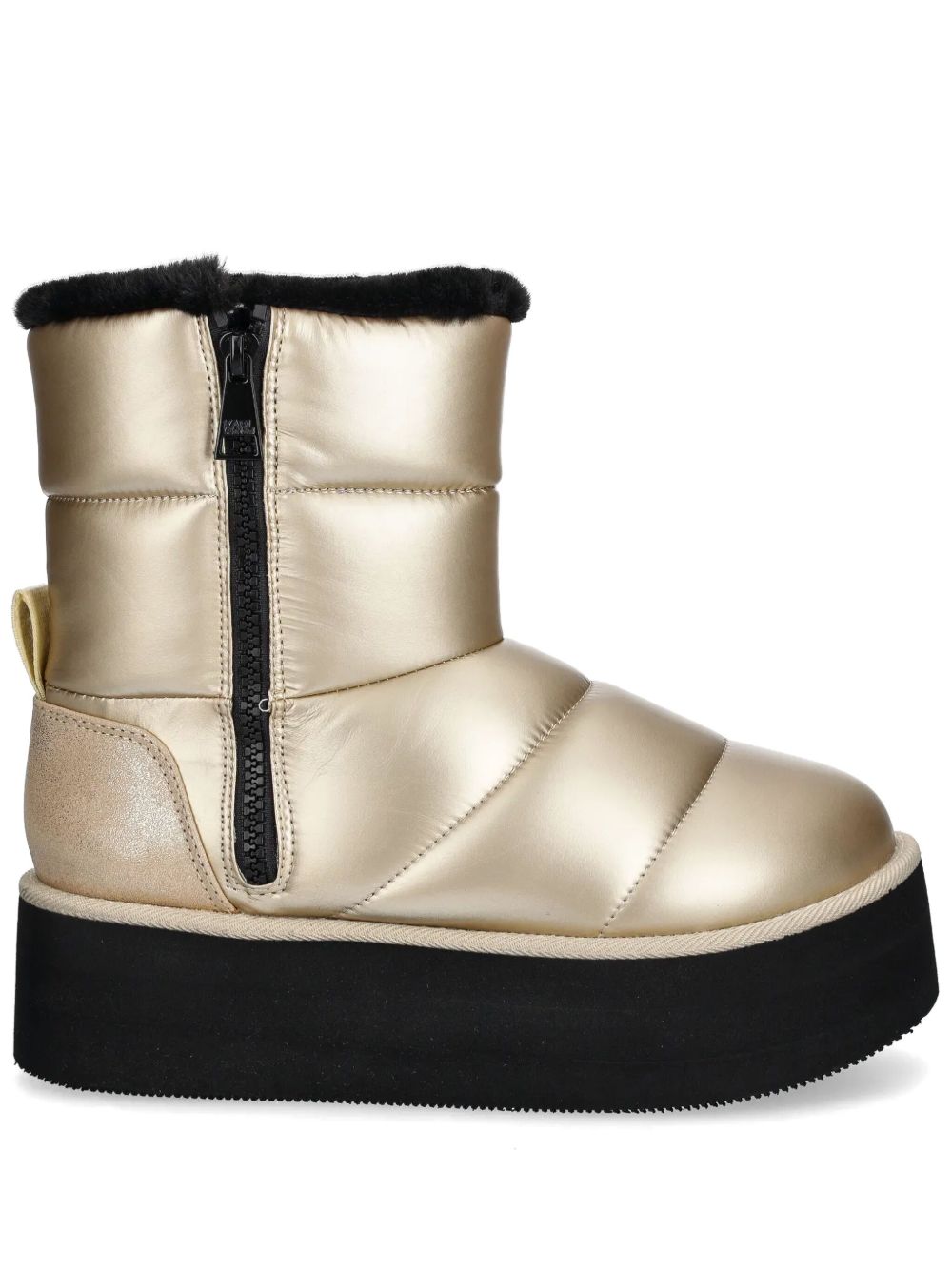 Karl Lagerfeld padded boots - Gold