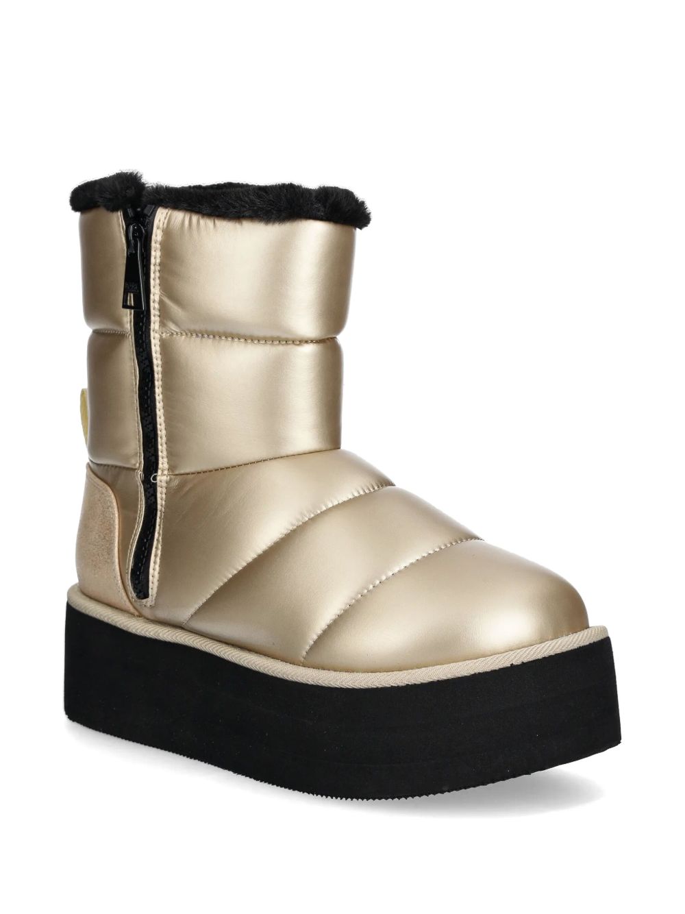 Karl Lagerfeld padded boots - Gold