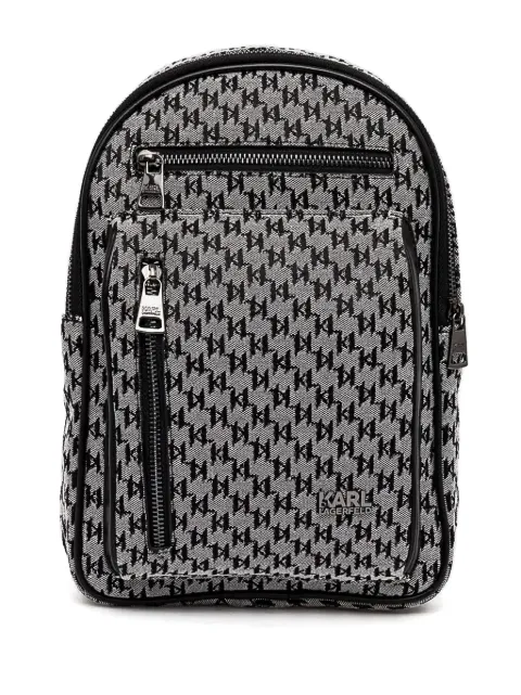 Karl Lagerfeld mochila con monograma