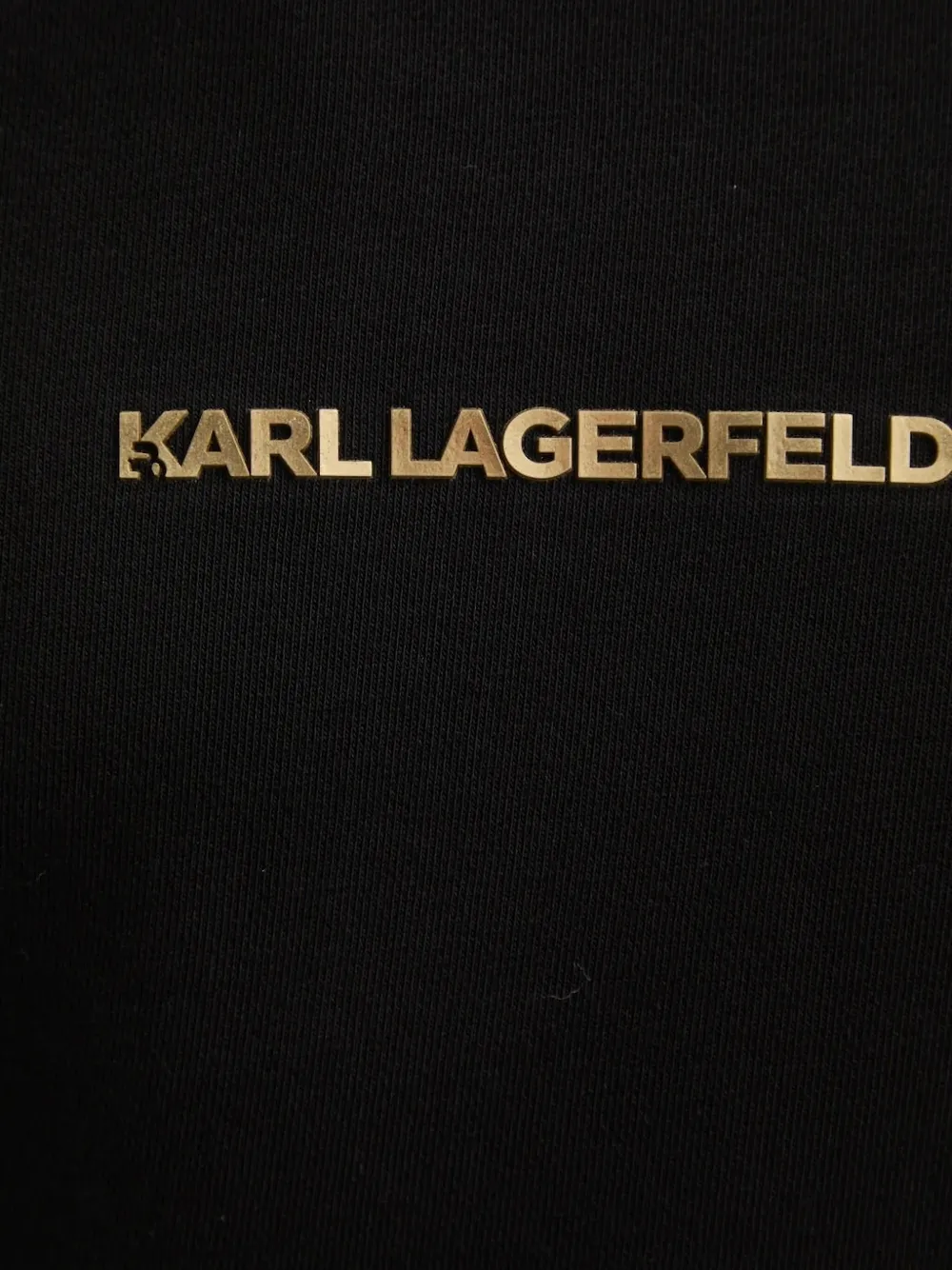 Karl Lagerfeld Hoodie met logodetail Zwart
