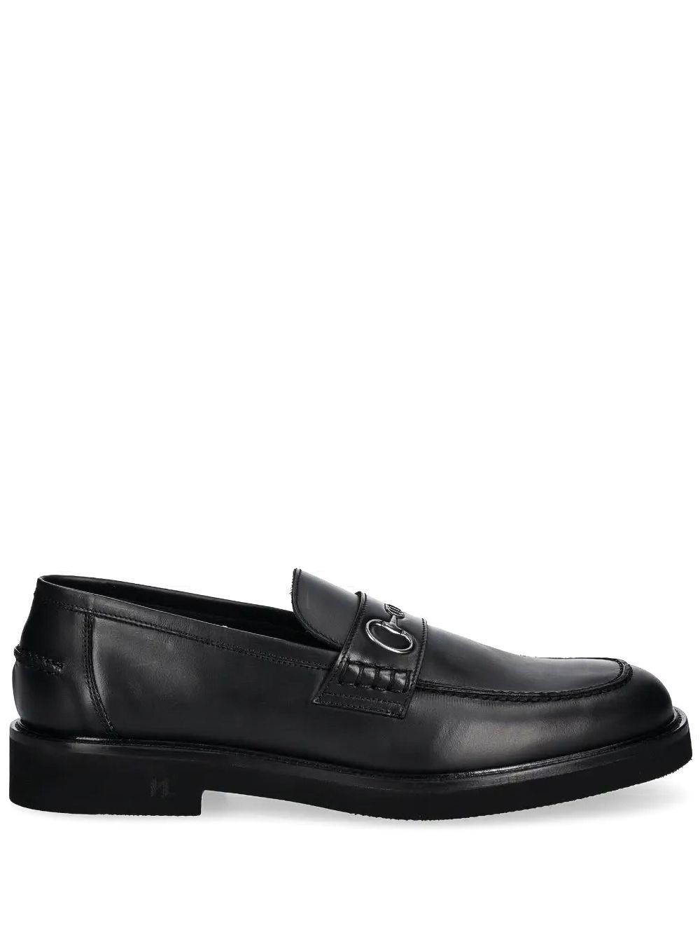 Karl Lagerfeld Leren loafers Zwart