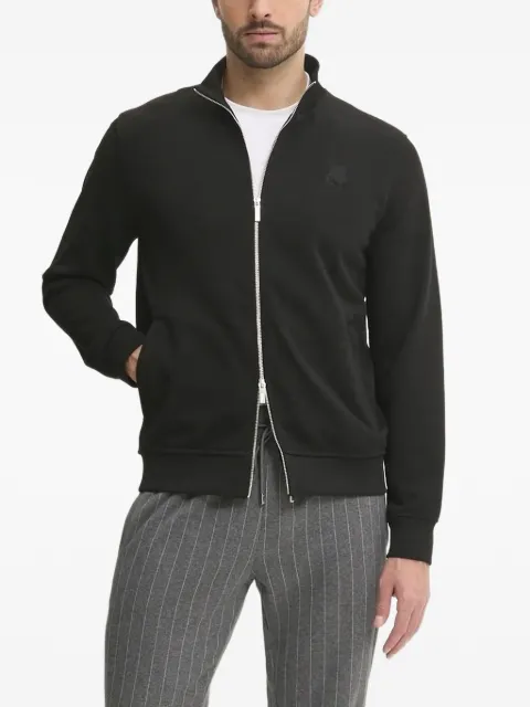 Karl Lagerfeld sudadera con logo bordado y cierre