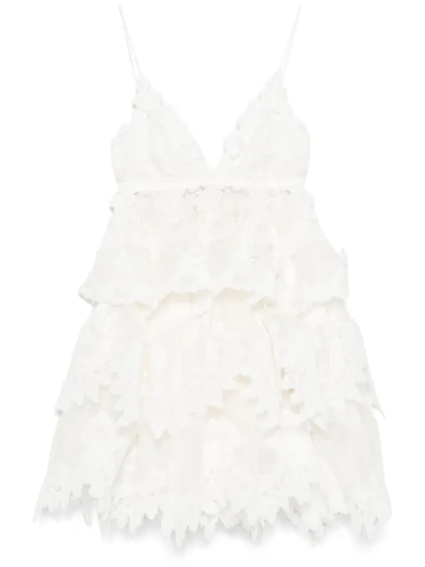 white christmas dresses Zimmermann Rebellion Corded Billow Dress | Ivory main image 0