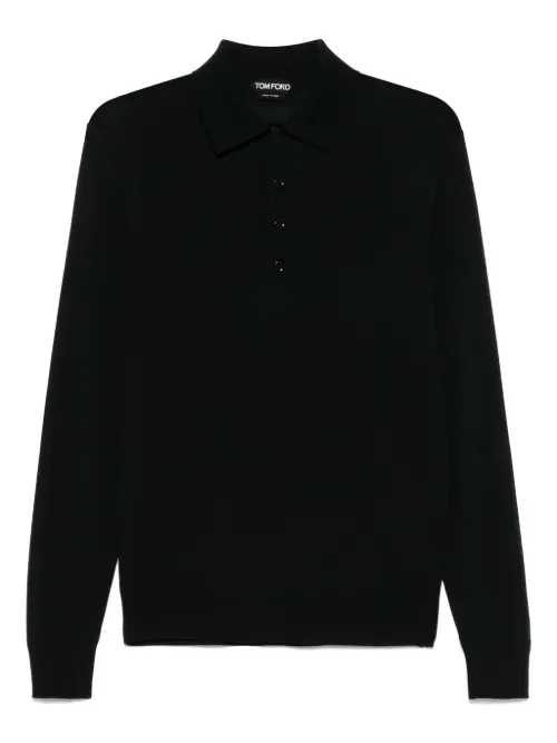 TOM FORD polo en laine - Noir - TOM FORD - Modalova