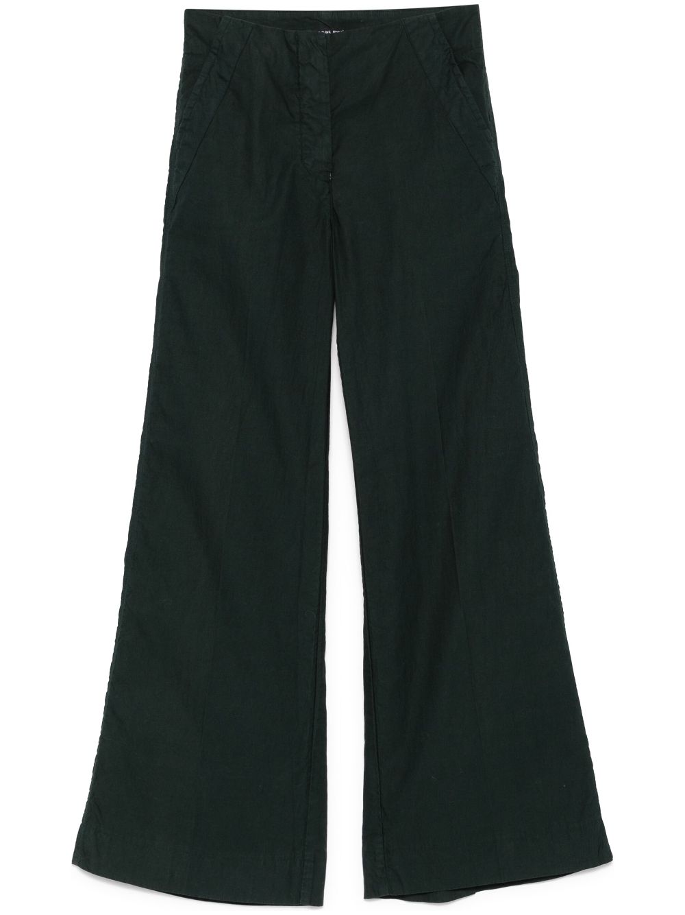 Hannes Roether wide-leg trousers - Green