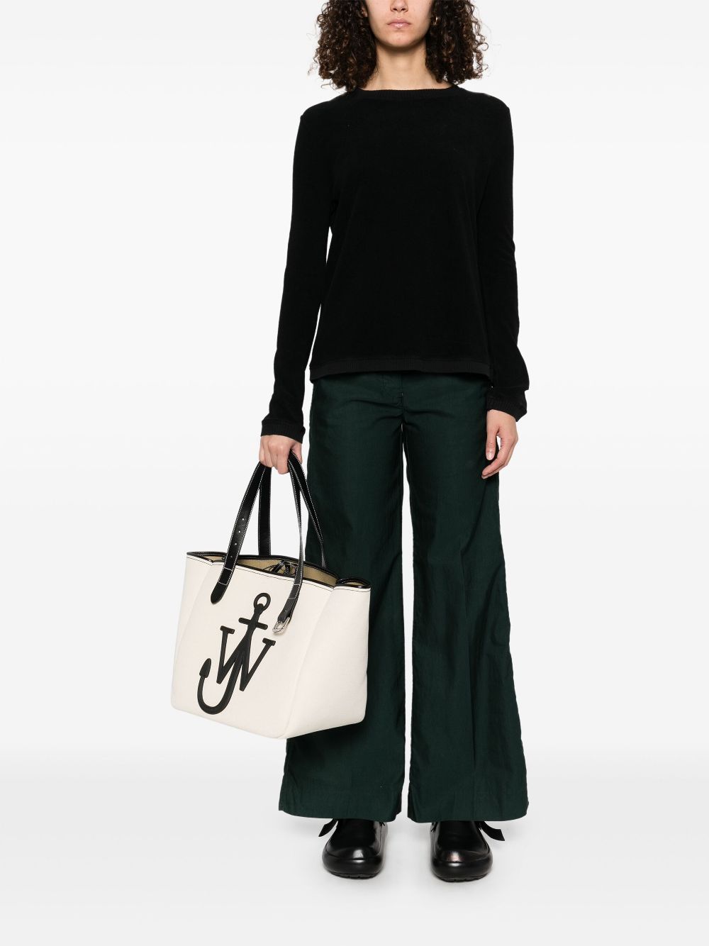 Hannes Roether wide-leg trousers - Green