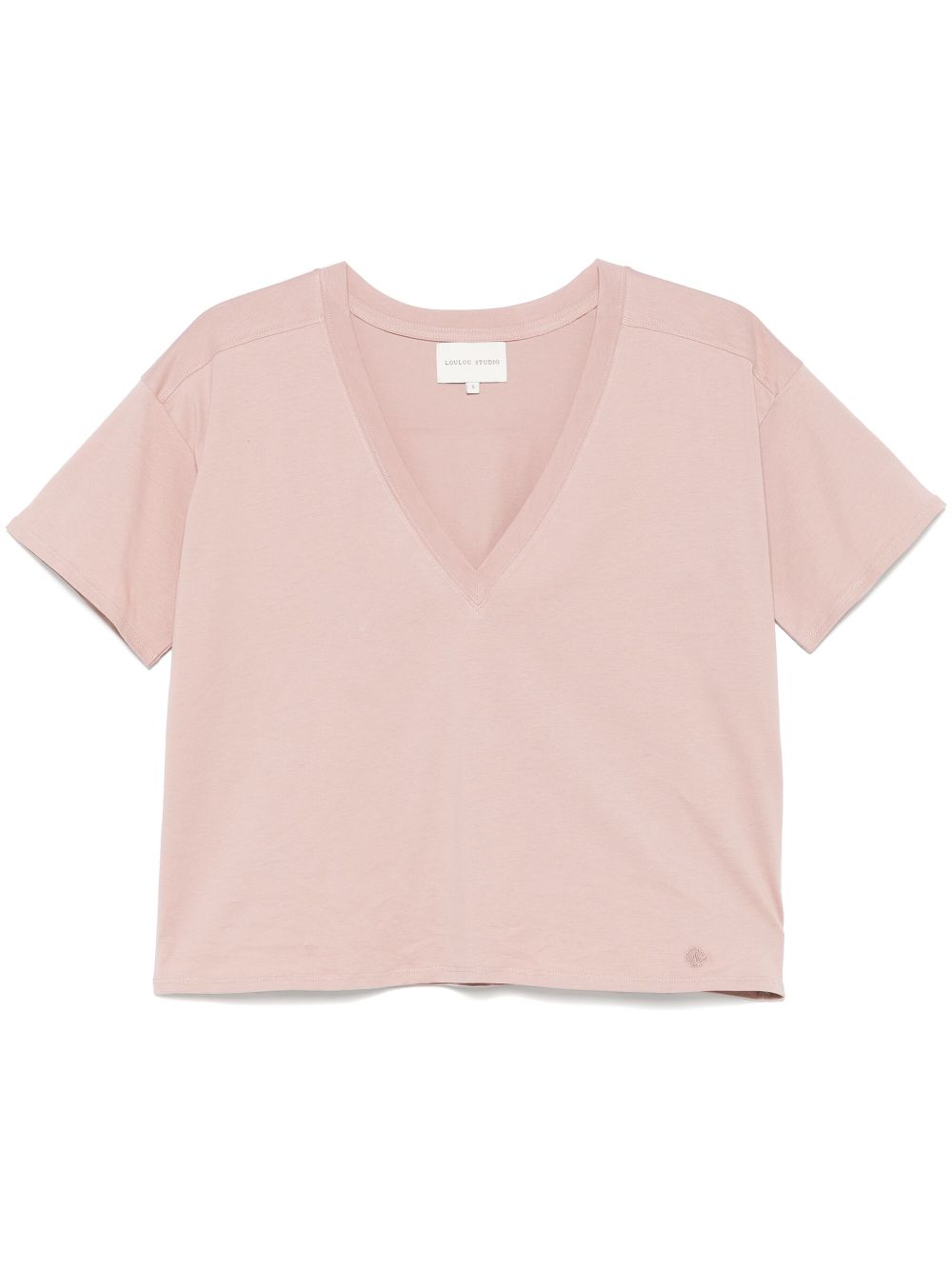 Loulou Studio V-neck T-shirt - Pink