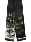 The Attico printed trousers - Grey