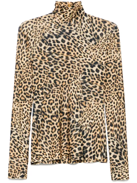 Norma Kamali long-sleeve turtleneck top