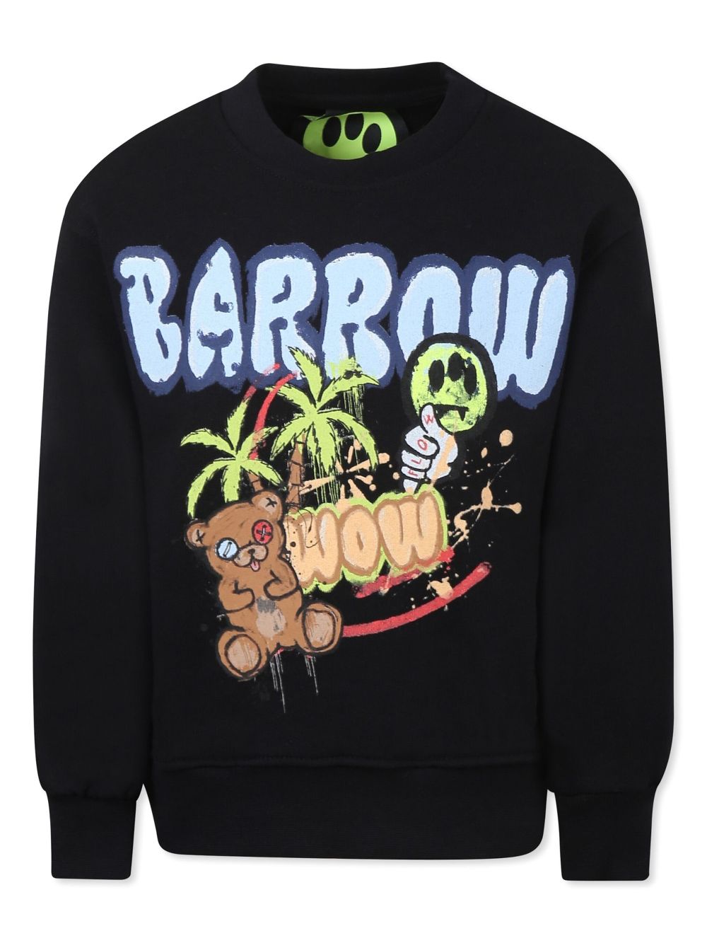 Barrow kids logo-print sweatshirt - Black