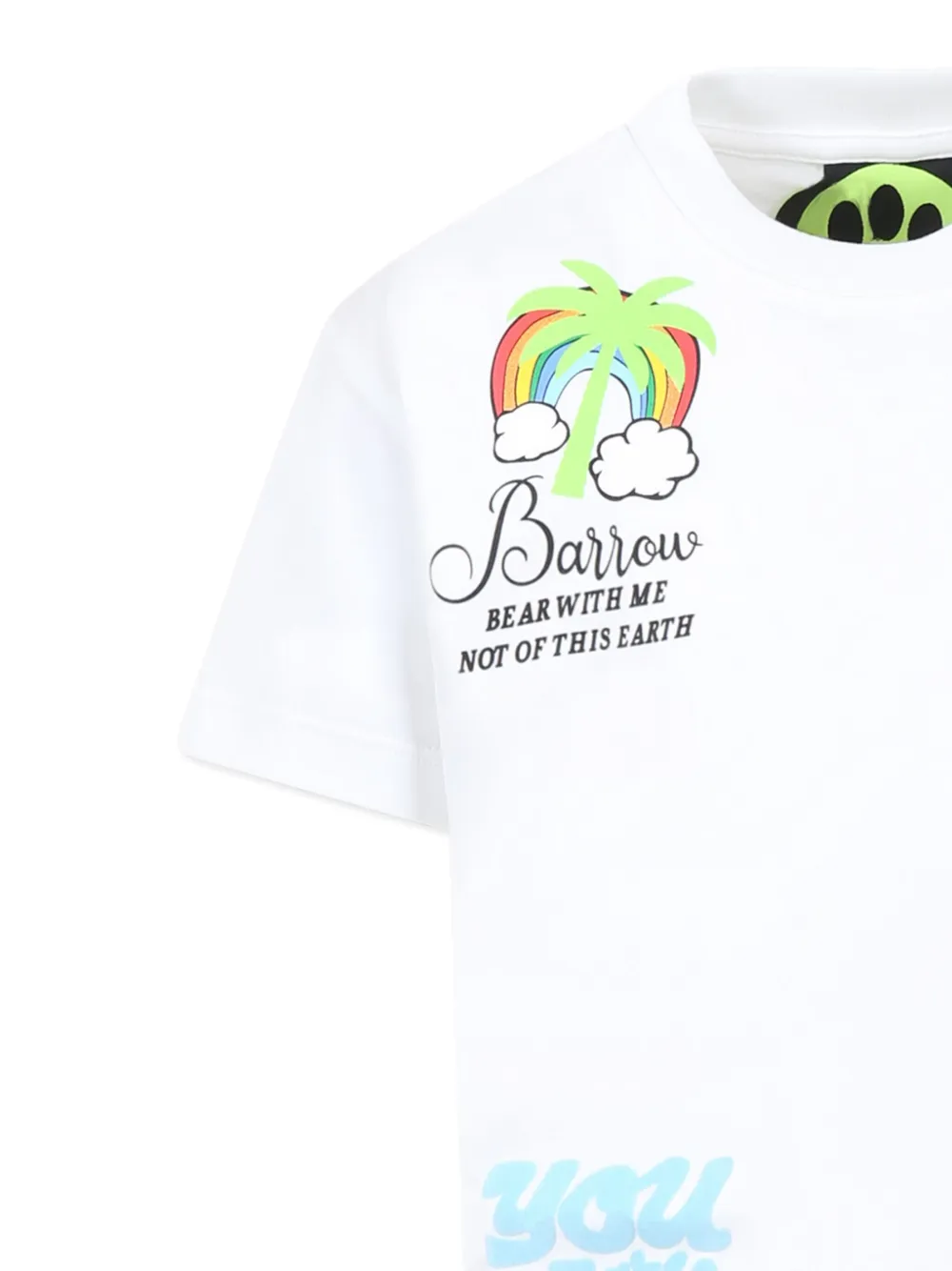 Barrow kids T-shirt met logoprint Wit