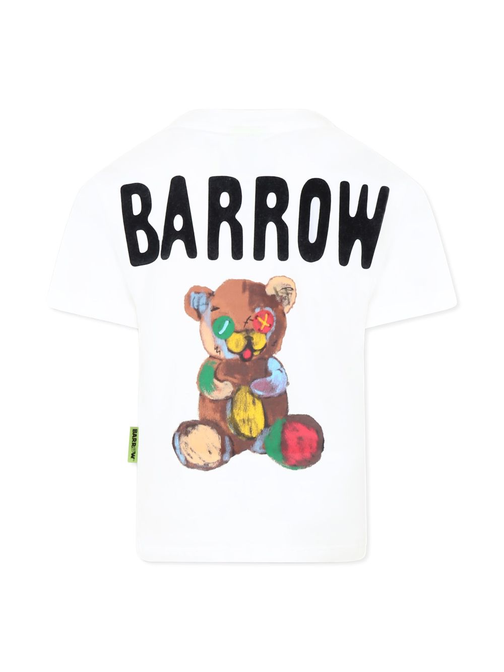 Barrow kids logo-print T-shirt - Wit