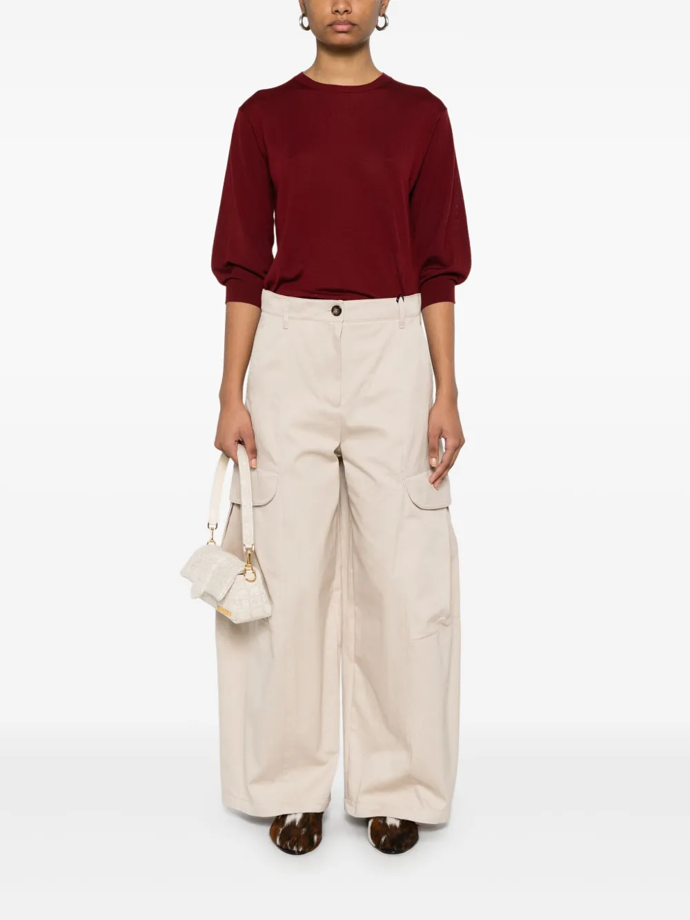 'S Max Mara Rosatea broek - Beige