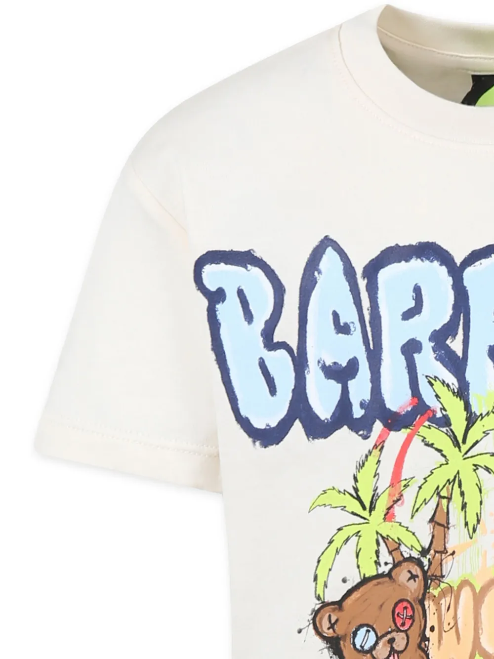 Barrow kids T-shirt met logoprint Wit