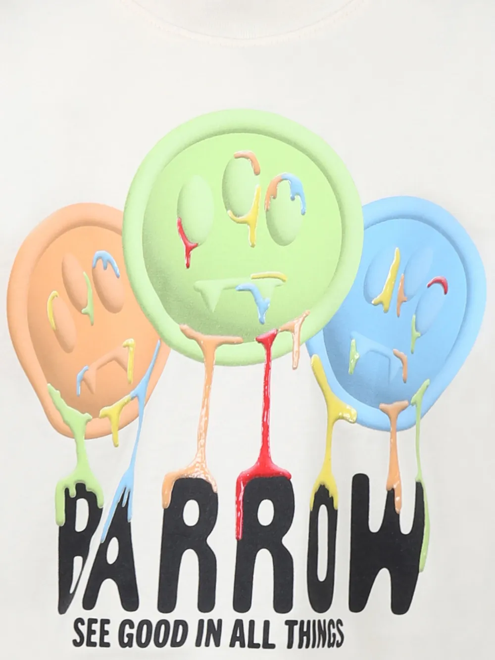 Barrow kids T-shirt met print Wit