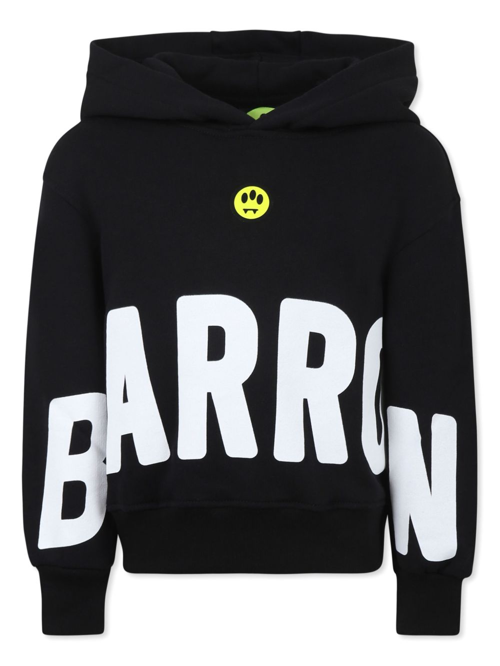 Barrow kids logo-print hoodie - Black