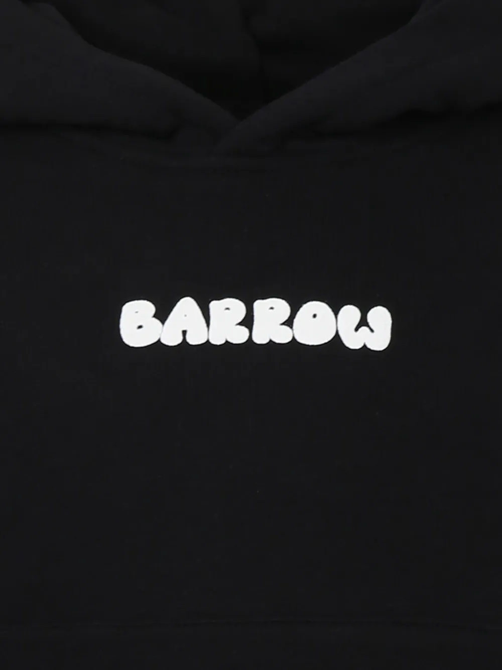 Barrow kids Hoodie met logoprint Zwart