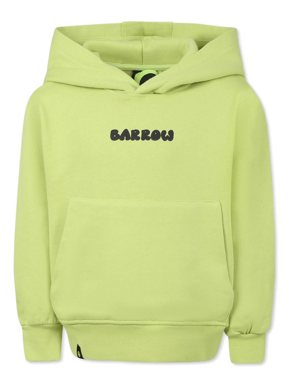 Barrow kids logo-print hoodie - Green