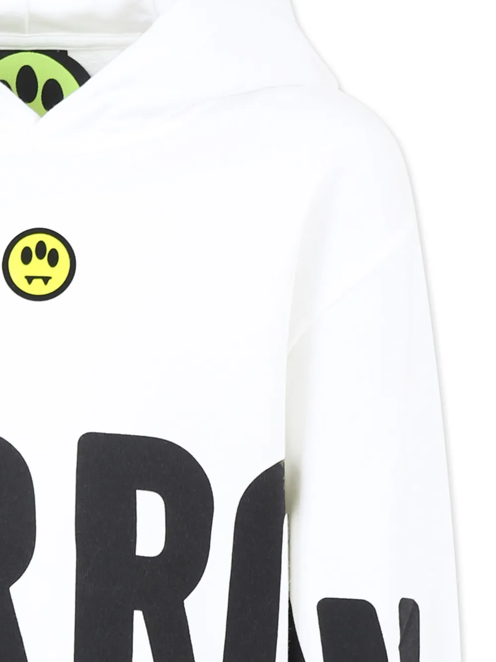 Barrow kids Hoodie met logoprint Wit
