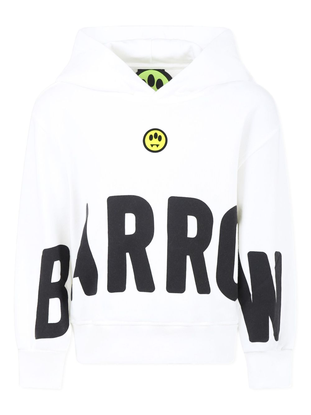 Barrow kids logo-print hoodie - White