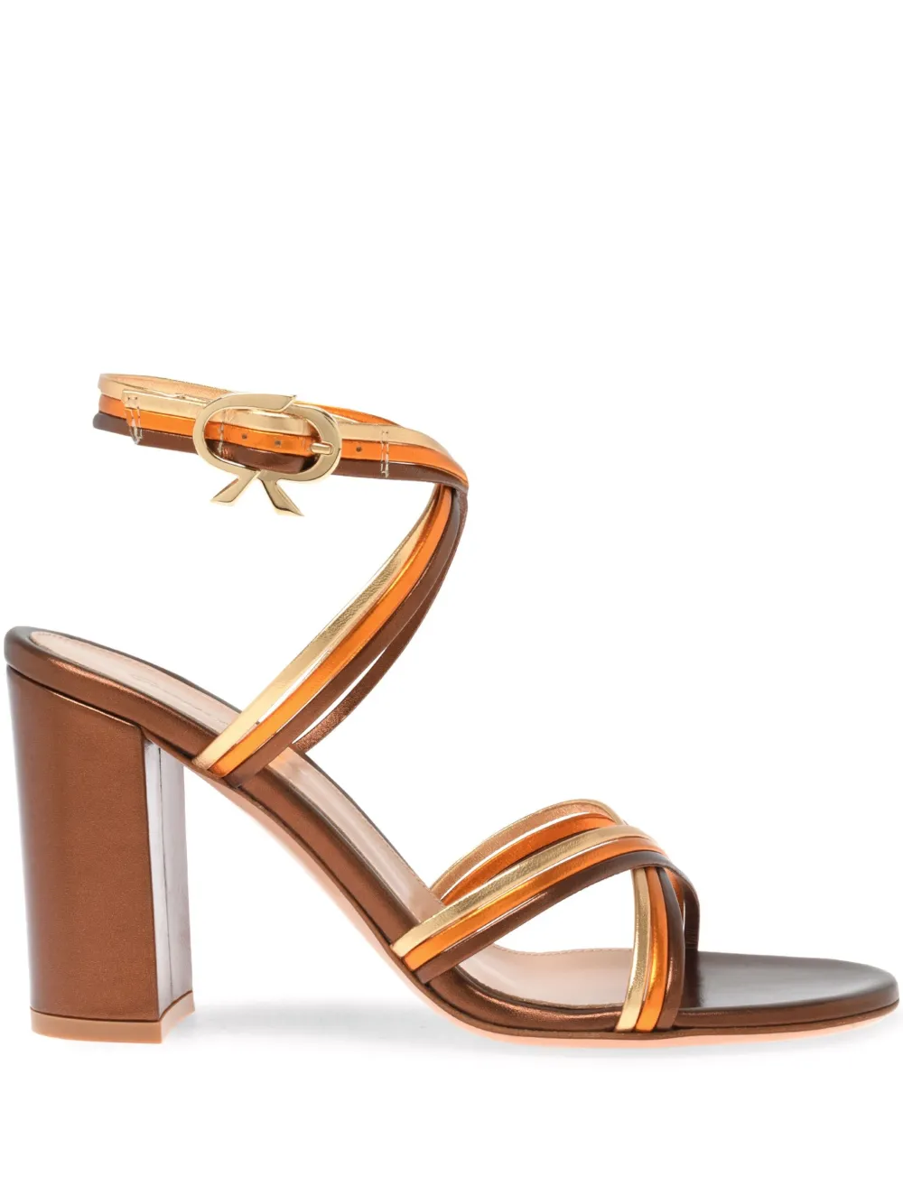 Gianvito Rossi 85mm Calissa sandals Brown