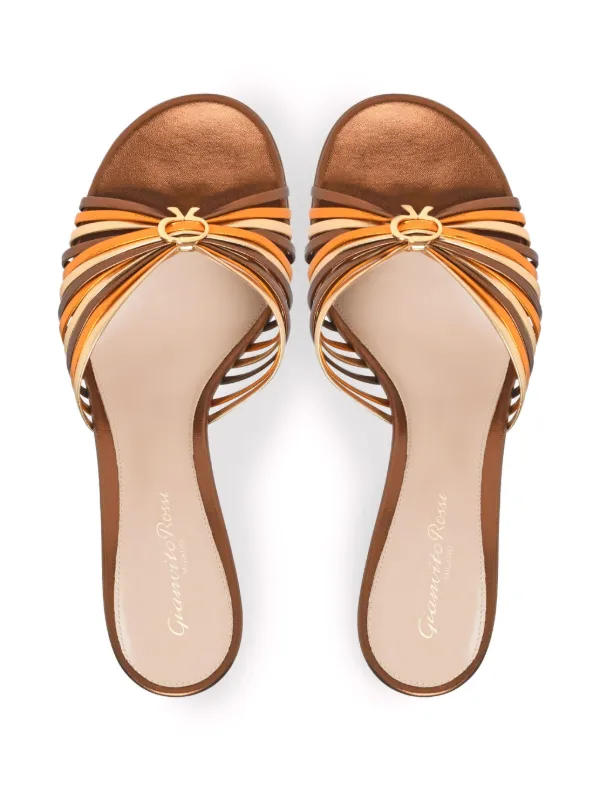 Gianvito Rossi Vyna Mules | Gold | FARFETCH