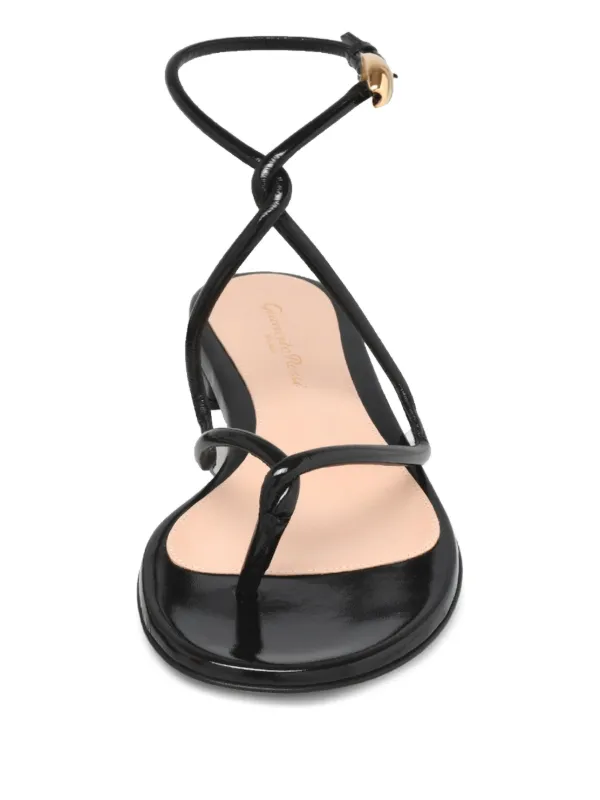 Gianvito Rossi Black Mamba Sandals | Black | FARFETCH