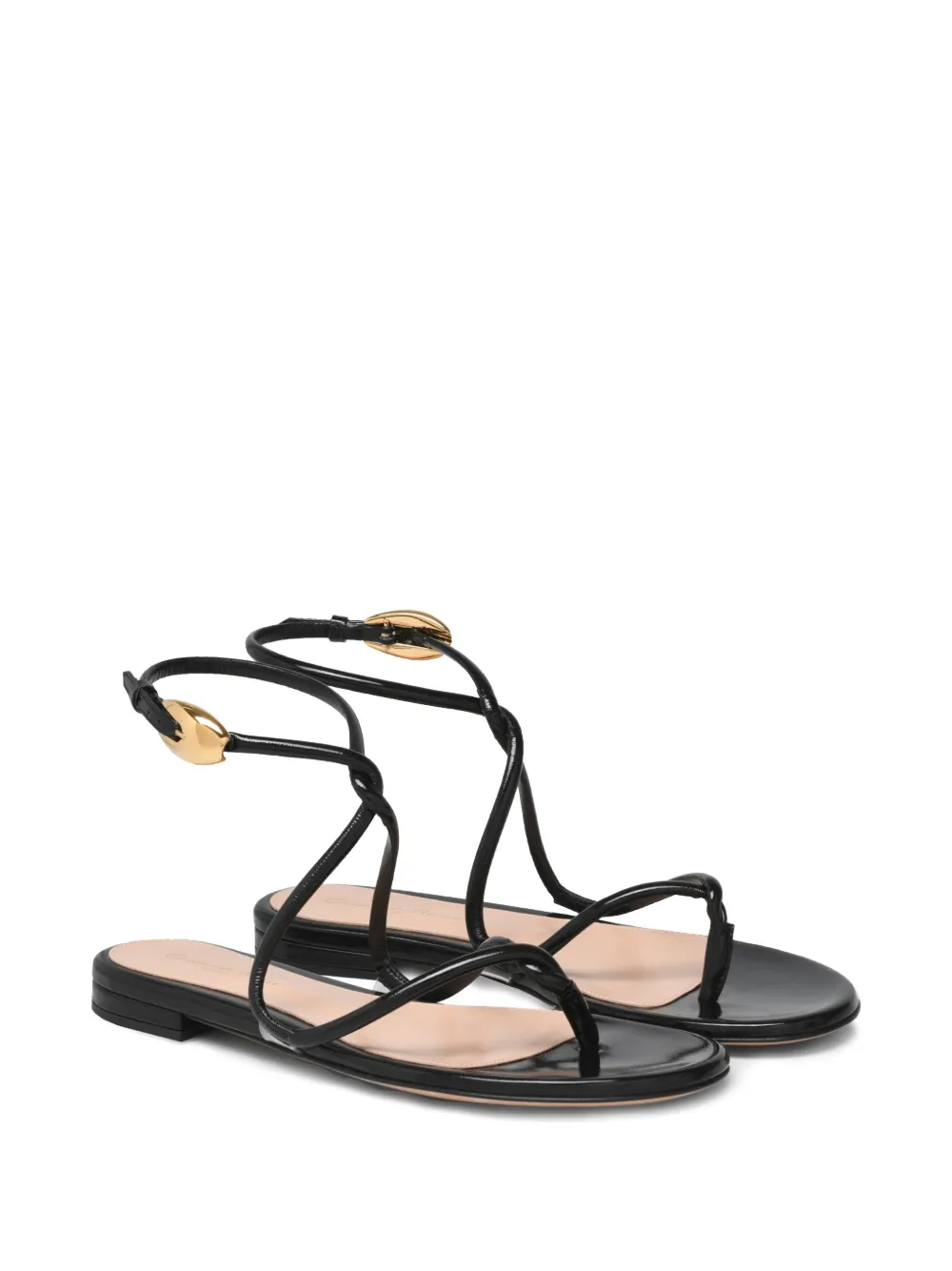 Gianvito Rossi Black Mamba sandals - Zwart