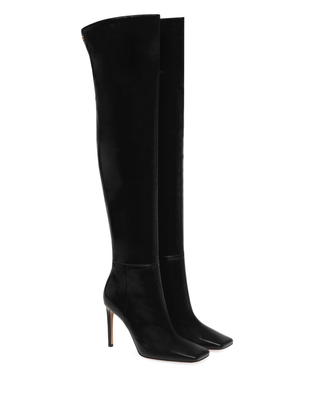 Gianvito Rossi 95mm Christina Cuissard boots - Zwart