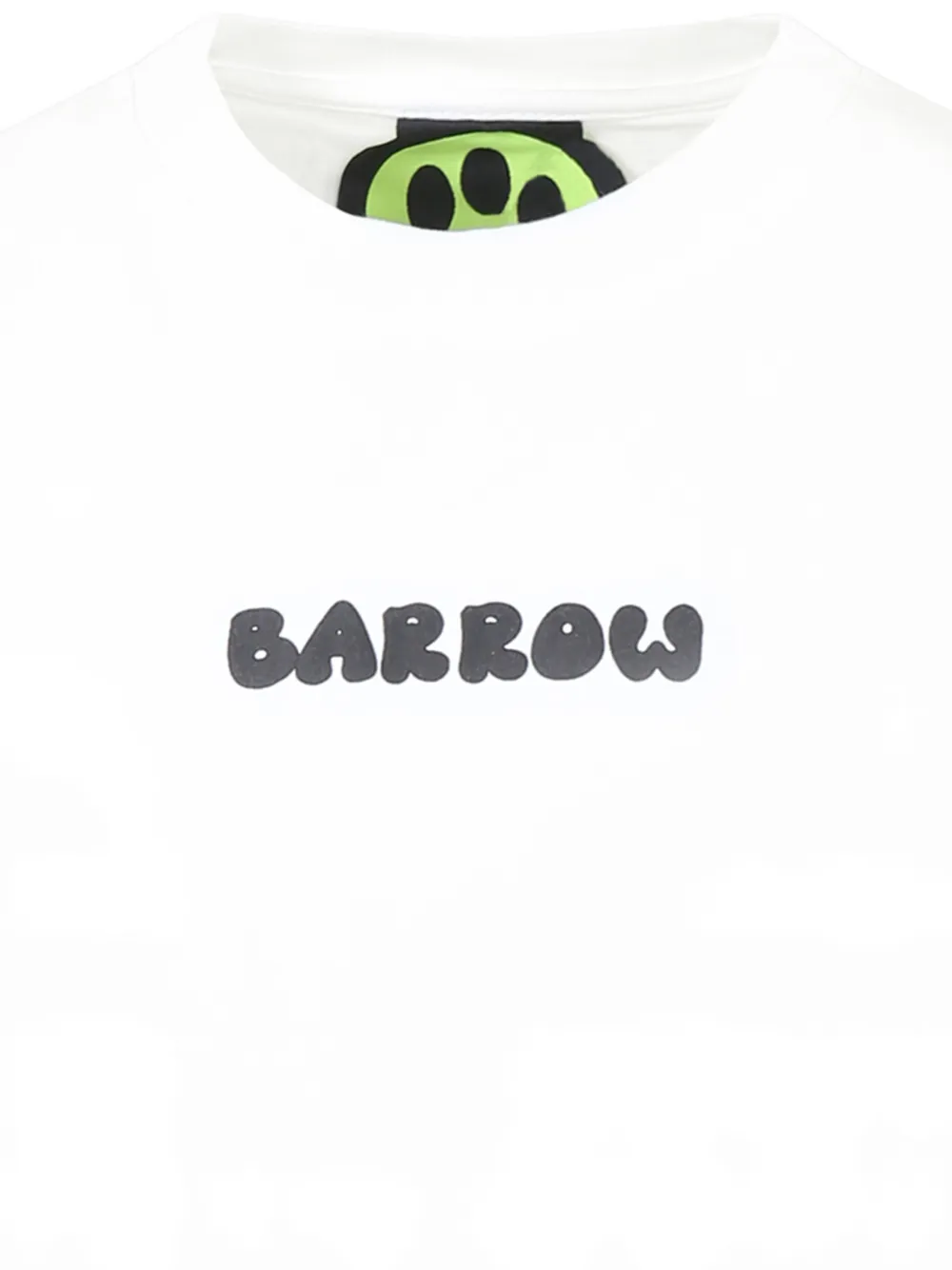 Barrow kids T-shirt met teddybeerprint Wit